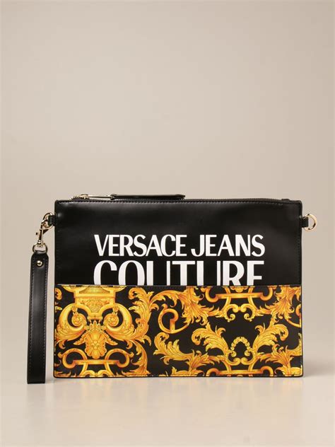 gianni versace couture jeans|versace handbags with big zipper.